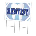 thumbnail image 1 of SignMission C-2436 Dentist Panneau de Jardin et Piquet 24 x 36 Po. Panneau de Jardin et Piquet Dentist, 1 of 1