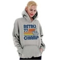 thumbnail image 3 of Retro 77 Old School Video Gamer Unisex Plus Fleece Graphic Hoodie Brisco Brands 2X, 3 of 5