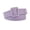 Light Purple, variant on Women's Metal Web Belt Woven Braided Belt Raffia Faux Leather Casual Thick Fashion Straw Braid Rattan Webbing Belt Burgundy X-Small-Large