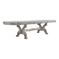 thumbnail image 1 of Dresden Wood 108" Dining Table with Removable Leaf in Vintage Bone White, 1 of 5