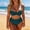 a1rt#-Dark Green, variant on Women's Solid Color Bandeau Bikini Two Piece Swimsuit Supportive Fit Slim Fit Stylish Bathing Suit for Beach Holiday Summer Pool and Outdoor Water Sports