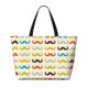 thumbnail image 2 of Fotbe Colorful Mustache Bolsa de Viaje para Playa - Resistente al Agua, Bolsa Tote de Gran Capacidad y Ligera con 7 Bolsillos para Mujeres y Hombres, 2 of 7