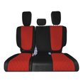 thumbnail image 1 of For 2018–2023 Honda Odyssey FH Group Neoprene Custom Fit Waterproof Car Seat Covers - 3rd Row Red, 1 of 5