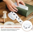 thumbnail image 4 of 1 Roll Bouquet Wrapping Ribbon Graduation Themed Bow Ribbon DIY Ribbon, 4 of 8