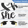 thumbnail image 3 of Banner decorativo de graduación Pedenty She Believed She Could, 3 of 7