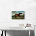 thumbnail image 2 of ARTCANVAS Hollyhock 1765 Canvas Art Print by George Stubbs - Size: 18" x 12" (0.75" Deep), 2 of 9