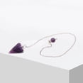 thumbnail image 3 of Segolike Pendant Cone Hexagonal Pointed 6 Facet Dowsing Spiritual Ornaments Accessories Jewelry Gifts -, 3 of 7