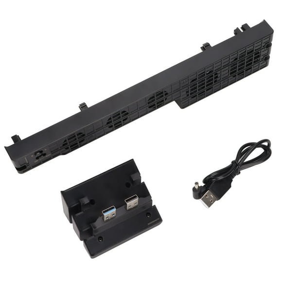 Ventilador de refrigeración para juegos, 5 ventiladores, consola de juegos externa automática, enfriador USB con concentrador para PS4 Pro