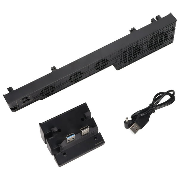 Ventilador de refrigeración para juegos, 5 ventiladores, consola de juegos externa automática, enfriador USB con concentrador para PS4 Pro