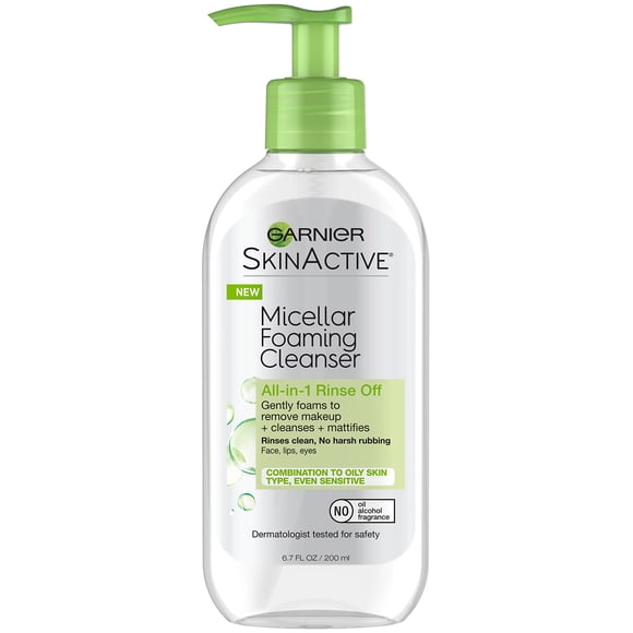 Limpiador Facial Espumoso Micelar Garnier SkinActive 200 ml