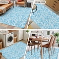 thumbnail image 5 of Area Rugs 2.7'x5', Blue Spring Floral Carpet for Living Room Bedroom Dining Room, Farmhouse Flowers Elegant Pastoral Throw Kitchen Rugs Non Slip Washable Rectangle Indoor Outdoor Rugs, 5 of 8
