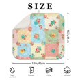 thumbnail image 4 of Pioneer Flower Floral Print Pattern Kitchen Dish Drying Mat 1 Pack, Ultra Absorbent Microfiber Drainer Mat, 16"x18", 4 of 6