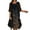 Black dresses for women 23, variant on Beach Dresses for Women Casual Summer, Womens Plus Size Summer Dresses Flowy Floral Print Two-Piece Set Dress Crewneck Sleeveles Dress Cadigan for Wedding Guest