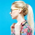 thumbnail image 6 of 4 Pieces Rhinestone Ponytail Holder Cuffs Elastic Scrunchies Rhinestone Hair Ties and Elegant Hair Clip Cuffs Punk Gothic Hair Accessories for Women Lady Girl, 2 Colors, Casewin, 6 of 8