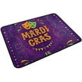 thumbnail image 2 of Coolnut Mardi Gras Door Mats Non-Slip Washable Indoor Outdoor Entrance Welcome Floor Mat for Kitchen Bathroom Bedroom Home Decor,23.6"x15.7", 2 of 6