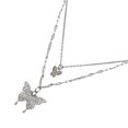thumbnail image 1 of Sonducket Collar de plata de ley 925 con colgante de mariposa brillante Elección de regalo clásico Plata premium Ropa, zapatos y accesorios Miscelánea, 1 of 6