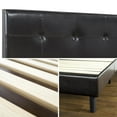 thumbnail image 2 of Zinus Kitch 44 inch Faux Leather Upholstered Platform Bed Frame, 2 of 8