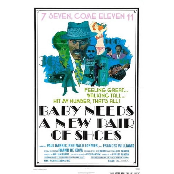 Baby Needs A New Pair Of Shoes Movie Poster 12x16 Print on Metal Sign 12in x 16in Square Adults Best Posters