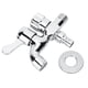 thumbnail image 2 of Grifo para el hogar, grifo de agua de lavado con galvanoplastia de cobre G1/2 pulgadas, grifo para lavadora, confiabilidad excepcional, 2 of 8