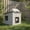 Black, variant on MAYEERTY Dual-Door Cat House for Indoor & Outdoor, Rain-Resistant Sloped Roof Pet Retreat with Easy-Clean Leak Holes