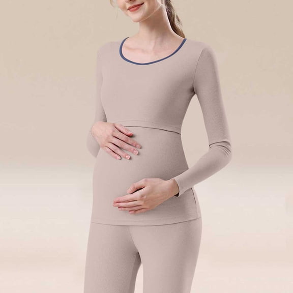 hengsof Maternity Shirt Long Sleeve Basic Top Ruch Sides Bodycon Tshirt for Pregnant Women