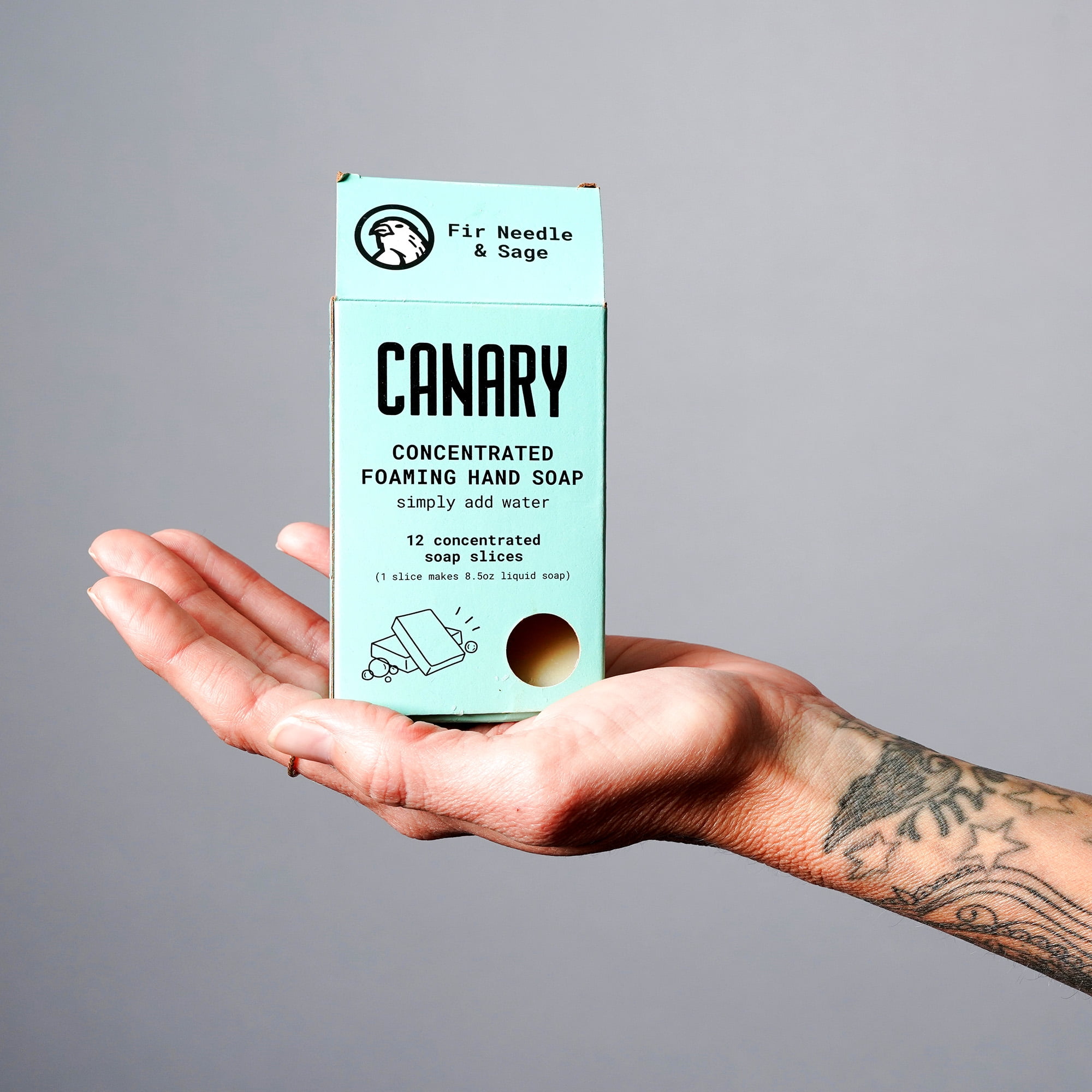 Canary Concentrated Hand Soap Refill Bar - Fir Needle & Sage (12 slices)