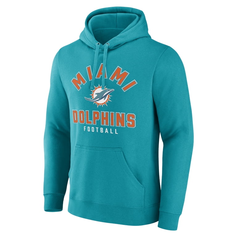 Men's Fanatics Aqua Miami Dolphins Between the Pylons Pullover