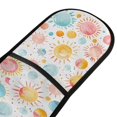 thumbnail image 2 of Dailycode Double Sided Oven Mitt with Loop Heat Resistant Kitchen Long Potholders 7" x 35" Watercolor Sun, 2 of 6