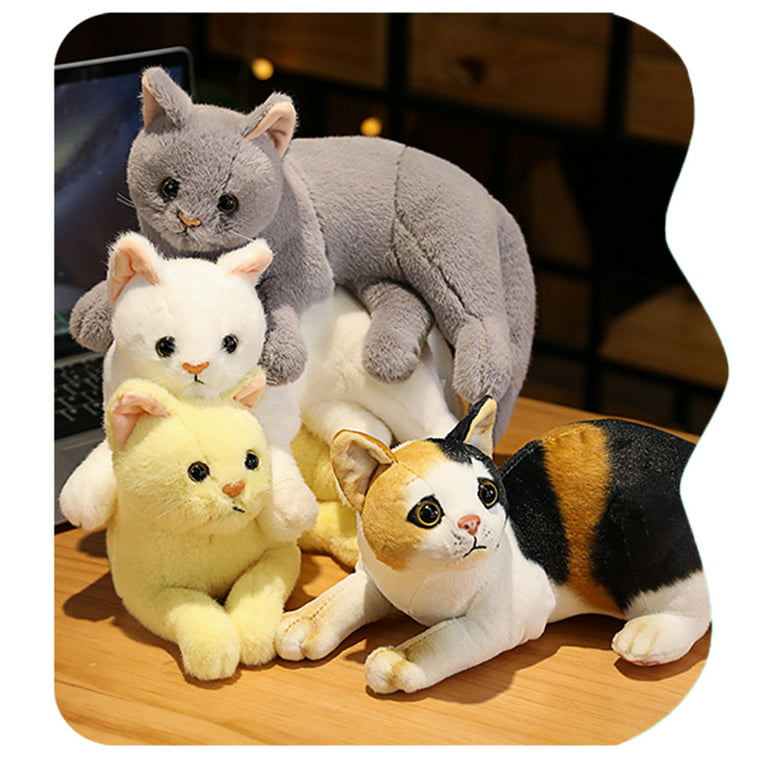 Plushie Cat Cube Plush Toy, Soft Cartoon Doll, Plushie Square Stuffed  Dolls, presente de aniversário para crianças e amigo