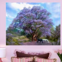 Wallhogs Cavalaris Under The Jacaranda Wall Mural