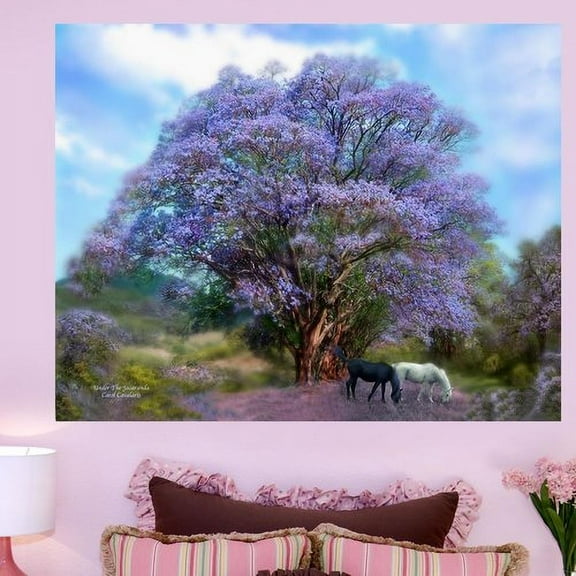 Wallhogs Cavalaris Under The Jacaranda Wall Mural