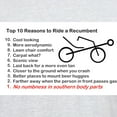 thumbnail image 3 of CafePress - Top Ten Reasons To Ride A Recumbent - Men's Classic Graphic T-Shirt, 3 of 4