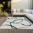 thumbnail image 6 of Addison Rugs Chantille Indoor/Outdoor Transitional Geometric, Abstract White Washable Rectangle Rug, 2'6" x 3'10", 6 of 6