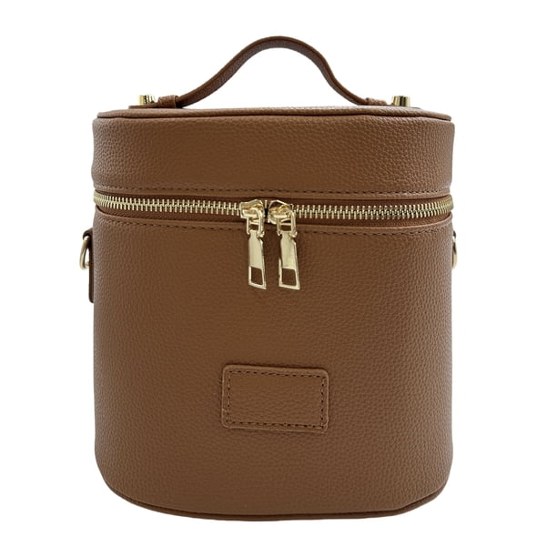 Estuche de viaje para cosméticos, organizador de maquillaje para mujer con divisor extraíble, estuche de maquillaje impermeable, neceser para vacaciones de tocador.