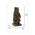thumbnail image 3 of Hi-Line Gift Ltd. Standing Mother & Baby Brown Bears, 3 of 6