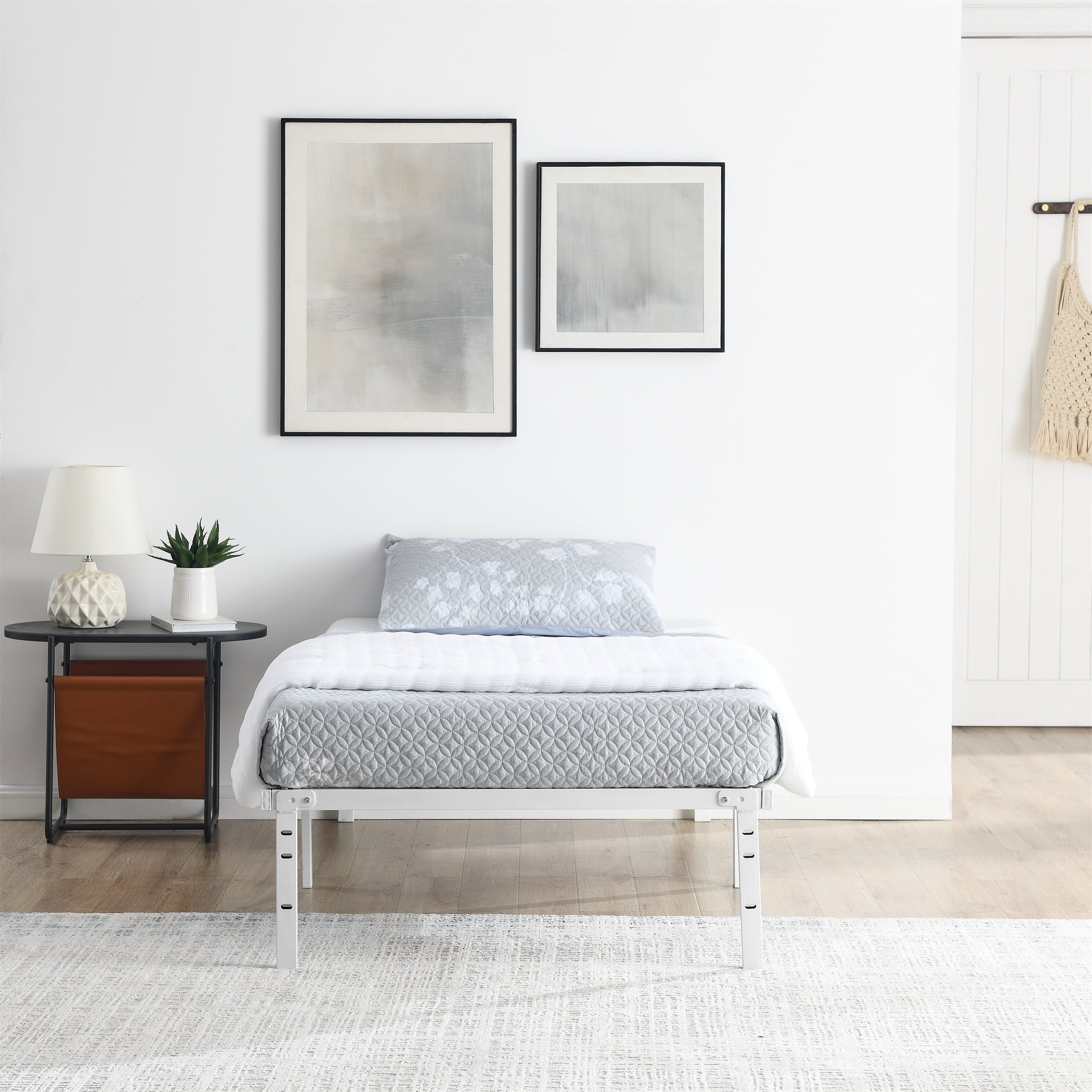 Mainstays heavy duty online slat bed frame