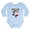 Sky Blue, variant on CafePress - Bull Skull Texas Pride Body Suit - Long Sleeve Cotton Baby Bodysuit