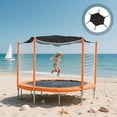 thumbnail image 1 of PAMINGONO Filet d'Ombrage pour Trampoline Noir, Couverture Pare-Soleil Extérieure Robuste avec Matériau Résistant aux Uv, 1 of 6