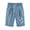 Light Blue, variant on Zorckvet Shorts for Women Knee Length Casual Beach Elastic Waist Fashion with Pockets Womens Short