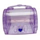 thumbnail image 5 of Caja de almacenamiento de joyas, estuche de almacenamiento de accesorios para el cabello, caja de del tesoro artístico, organizador de caja de Claro y violeta, 5 of 8