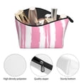 thumbnail image 6 of ZNDUO Travel Makeup Bag for Women Pink Abstract Texture Toiletry Bag, Multifunctional Storage Bag Cosmetic Bag Make Up Organizer, 6 of 7