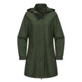 thumbnail image 5 of CaComMARK PI Rain Jacket for Women Waterproof Long Rain Coats Hooded Windbreaker Lightweight Raincoats Travel Hooded Trench Coats sales today deals prime, 5 of 9