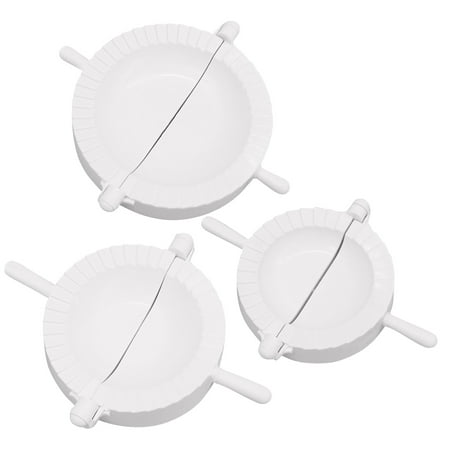 

amousa Dumpling Maker Mould Dough Press Meat Pie Kitchen Tool Dumpling Machine S/M/L 3PCS