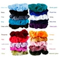thumbnail image 3 of TekDeals 20 Pcs Hair Scrunchies Velvet Elastic Hair Bands Scrunchy Hair Ties Ropes Scrunchie for Women Girls and Ladies Hair Accessories - 20 Assorted Colors, 3 of 7