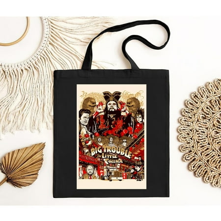 vintage Big Trouble in Little China Tote Bag-TH7998