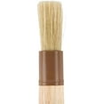 thumbnail image 4 of AME D'ESSENCE 1" Round Boar Pastry Brush Wooden Handle Heat Resistant Bristle Basting Brush Baking Tool, 4 of 6