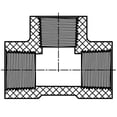 thumbnail image 2 of Lesso America 805-030 (12 Pack), Plumbing, PVC Pipe Fitting,Tee, SCH80, 3", 2 of 2