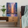 thumbnail image 5 of New York City Yellow Cab Watercolor Canvas Wall Art Print for Living Room Bedroom Office Hallway Dining Room Apartment Decor, 5 of 8