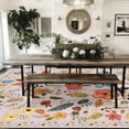 thumbnail image 5 of YIMEIS 8'x10'Area Rugs for Living Room,Non Slip Washable Rugs Boho Moroccan Area Rug Soft Neutral Bohemian Carpet Distressed Indoor Rug for Bedroom Dining Room(2'x3' Flower), 5 of 6