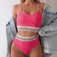 thumbnail image 2 of Afdoent Women's Bikini Sets New Women's Split Swimsuit Bikini Two Piece Swimwear Bathing Suit 2026 Retro Swimsuit, 2 of 7